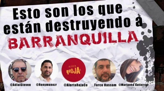 ¿Quién es el autor del panfleto amenazante en Barranquilla?